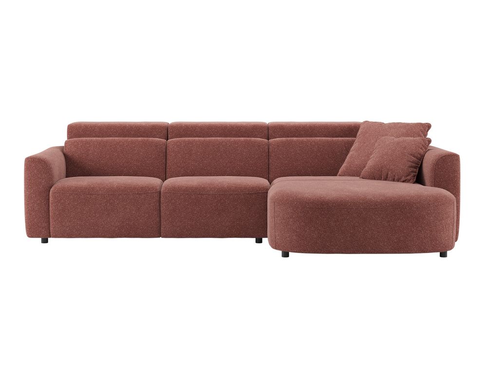 Hoekzetel incl. elektr. relaxen CANTELLO - Rood C-XOO-336-HKS1