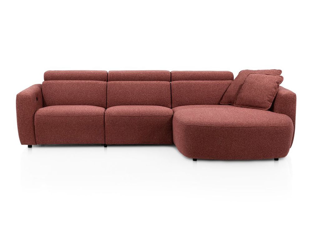 Hoekzetel incl. elektr. relaxen CANTELLO - Rood C-XOO-336-HKS1