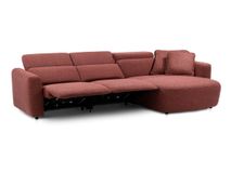 Hoekzetel incl. elektr. relaxen CANTELLO - Rood C-XOO-336-HKS1