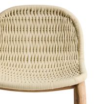 Barstoel ALIPA - Acaciahout / Ecru KAV O00483RO12