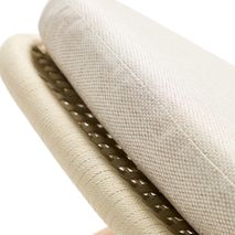 Ligstoel ALIPA - Acaciahout / Donkergrijs KAV O00489RO12