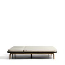 Tweepersoons ligstoel ALIPA - Acaciahout / Ecru KAV O00490RO15