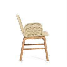 Tuinstoel ALIPA - Donkergrijs/Massief acaciahout KAV O00321RO12