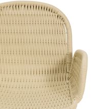 Tuinstoel ALIPA - Donkergrijs/Massief acaciahout KAV O00321RO12