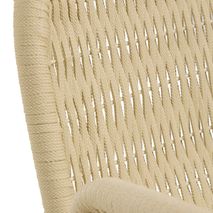 Tuinstoel ALIPA - Donkergrijs/Massief acaciahout KAV O00321RO12