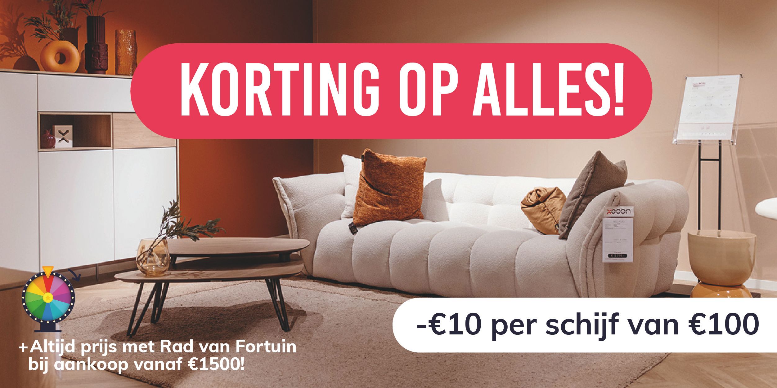 Promotieafbeelding Korting op alles!
