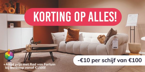 Promotieafbeelding Korting op alles!