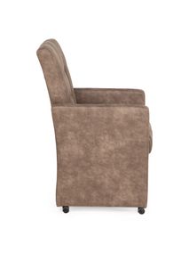 Set van 4 stoelen op wieltjes SAMOA - Preston mocc C-DBF-SA-SET1
