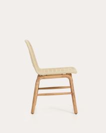 Tuinstoel ALIPA - Donkergrijs / Massief accaciahou KAV O00585RO12