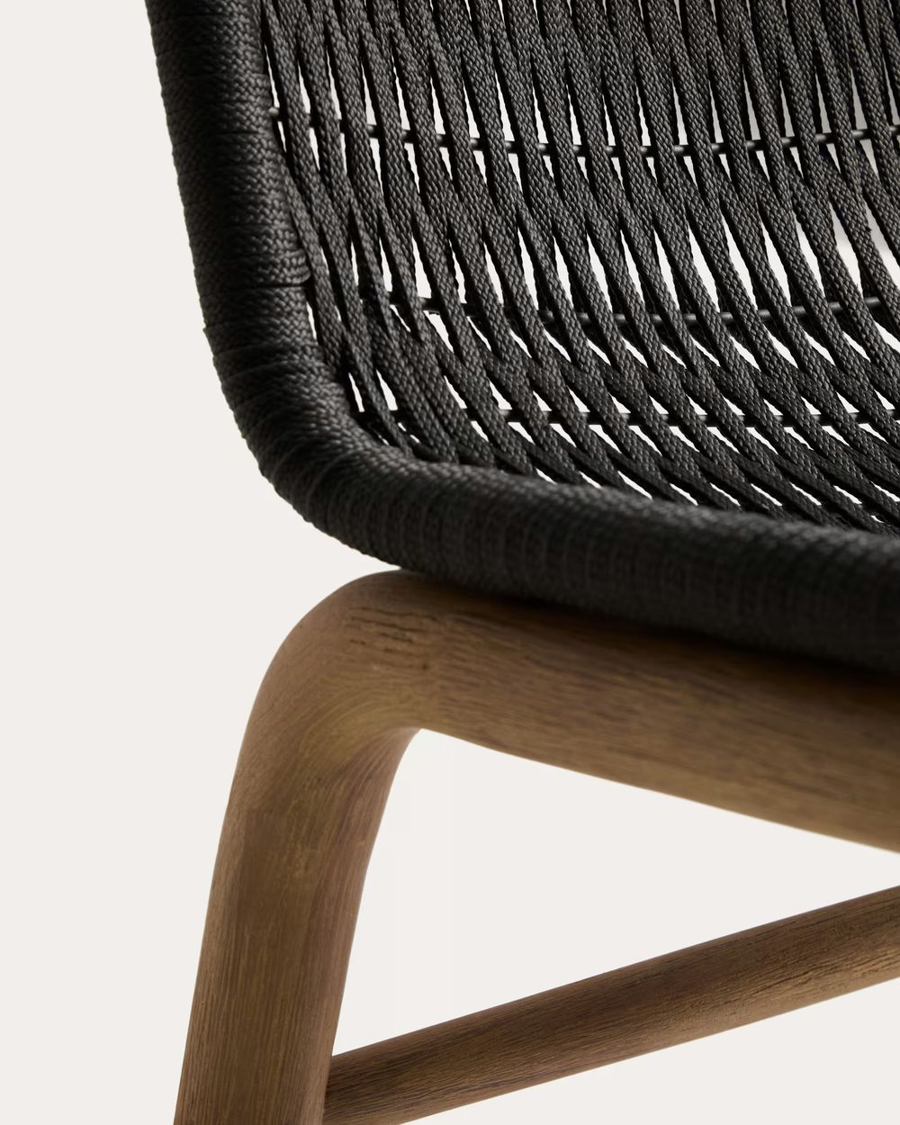 Tuinstoel ALIPA - Donkergrijs / Massief accaciahou KAV O00585RO15