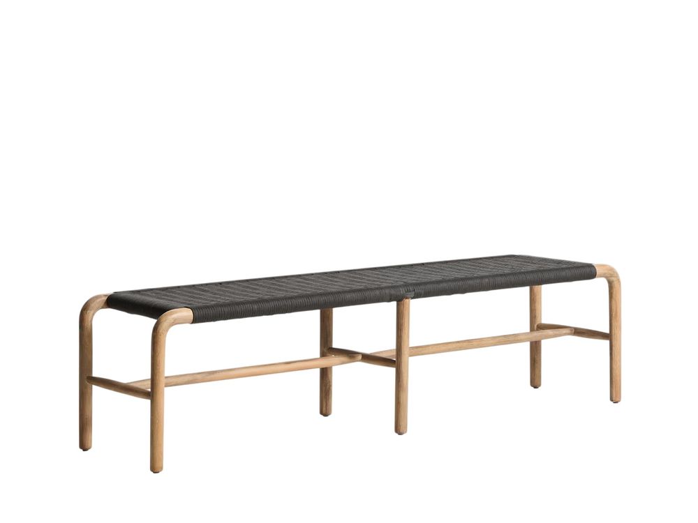 Tuinbank ALIPA - Donkergrijs / Massief accaciahout KAV O00586RO15