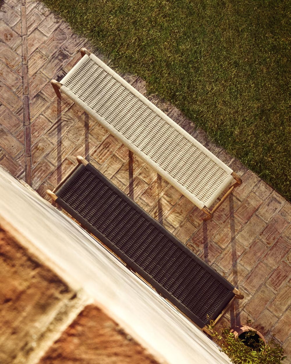 Tuinbank ALIPA - Donkergrijs / Massief accaciahout KAV O00586RO15