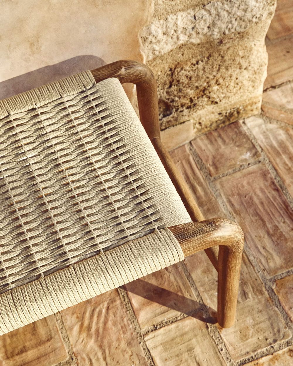 Tuinbank ALIPA - Ecru / Massief acaciahout KAV O00586RO12