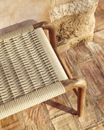 Tuinbank ALIPA - Ecru / Massief acaciahout KAV O00586RO12