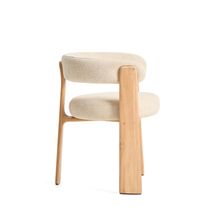 Tuinstoel GRANITE - Beige/Massief teakhout KAV O00359FA12