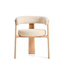 Tuinstoel GRANITE - Beige/Massief teakhout KAV O00359FA12