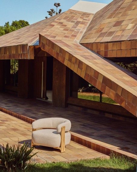 Loungestoel GRANITE - Beige/Massief teakhout