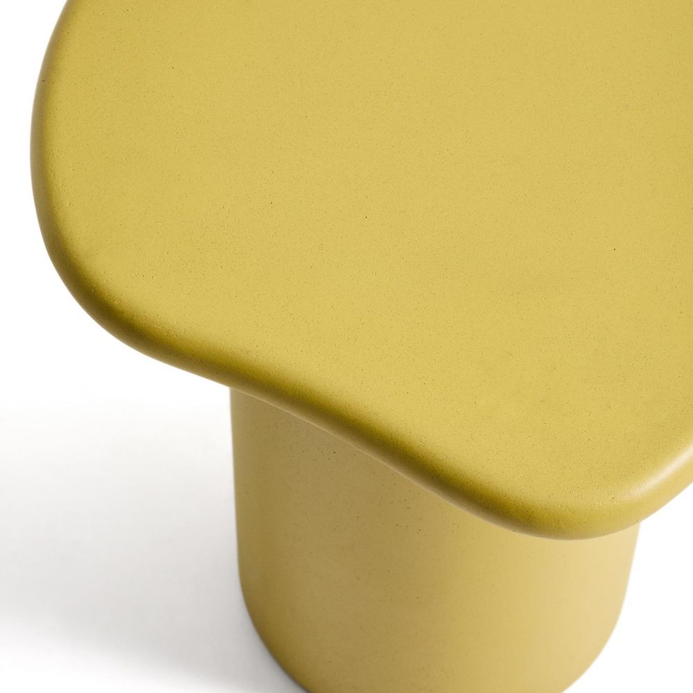 Bijzettafel MACARELLA - Mosterdgeel cement KAV J0300048PR31