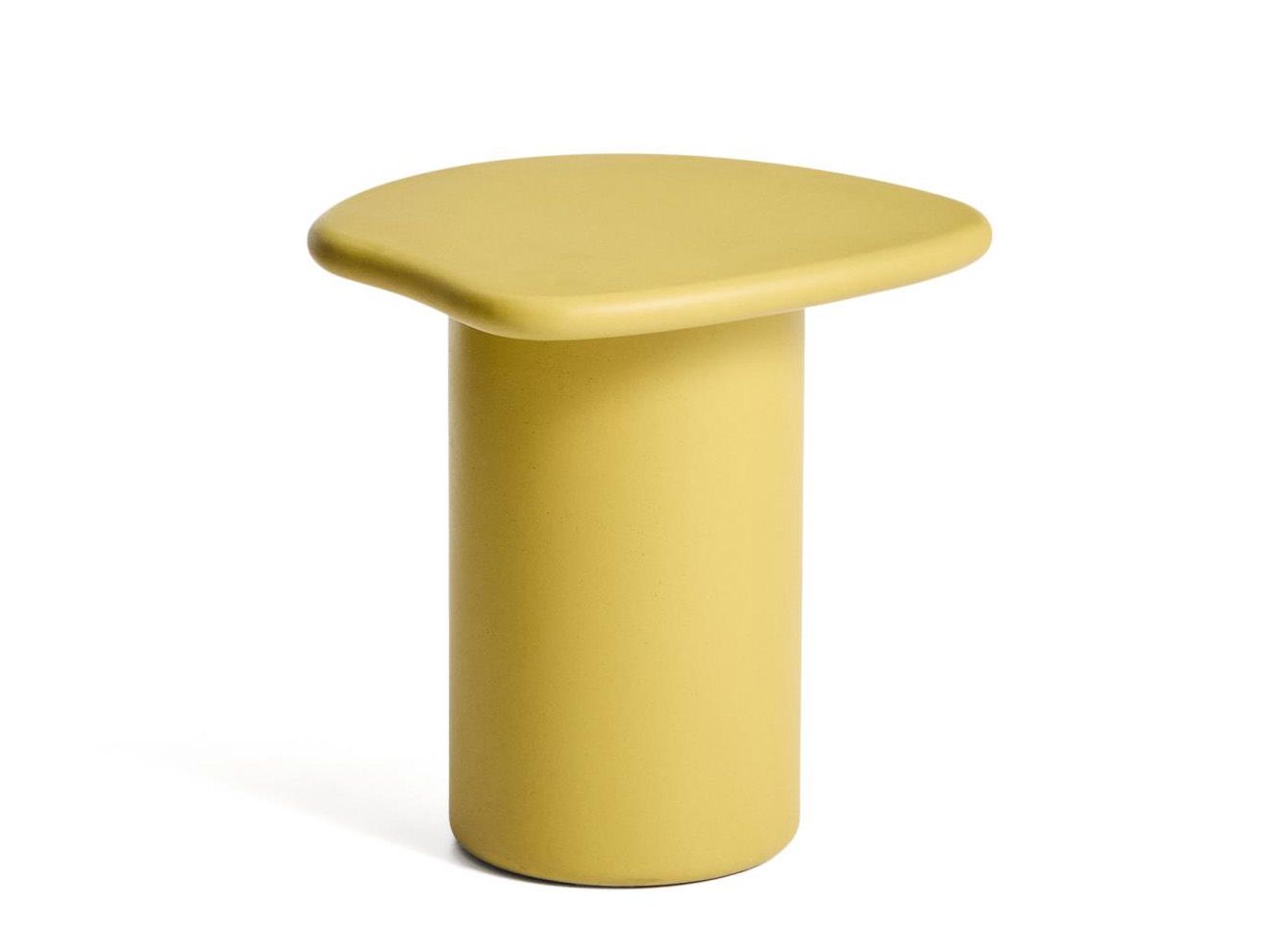 Bijzettafel MACARELLA - Mosterdgeel cement KAV J0300048PR31