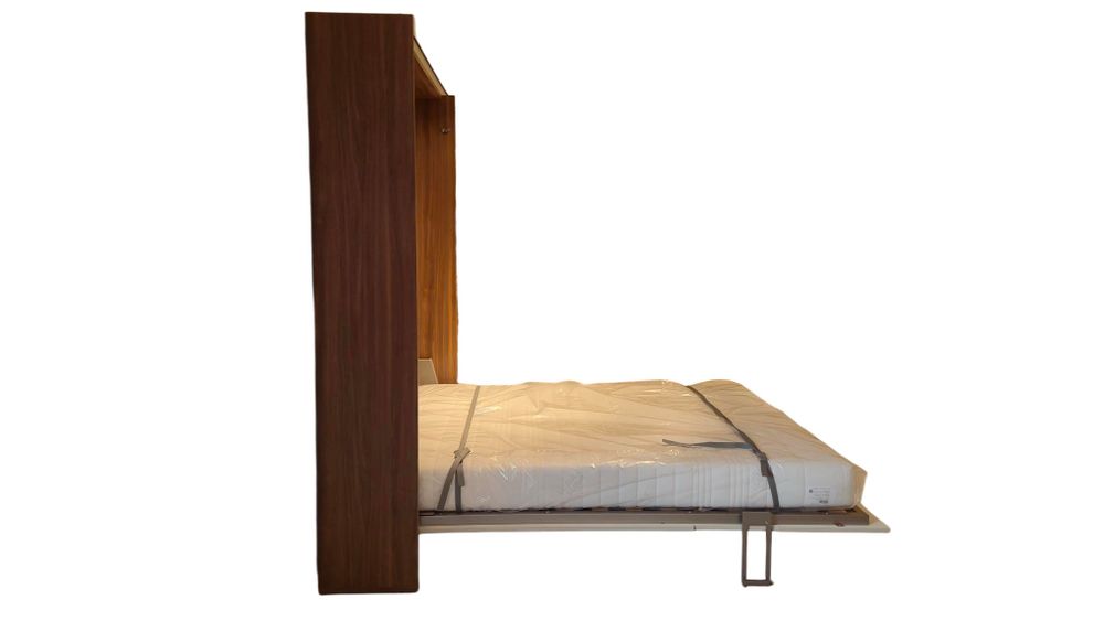 Verticaal opklapbed OPTIMA - Notelaar / Vanille BNE-23-001-VER160200