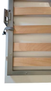 Verticaal opklapbed OPTIMA - Notelaar / Vanille BNE-23-001-VER160200