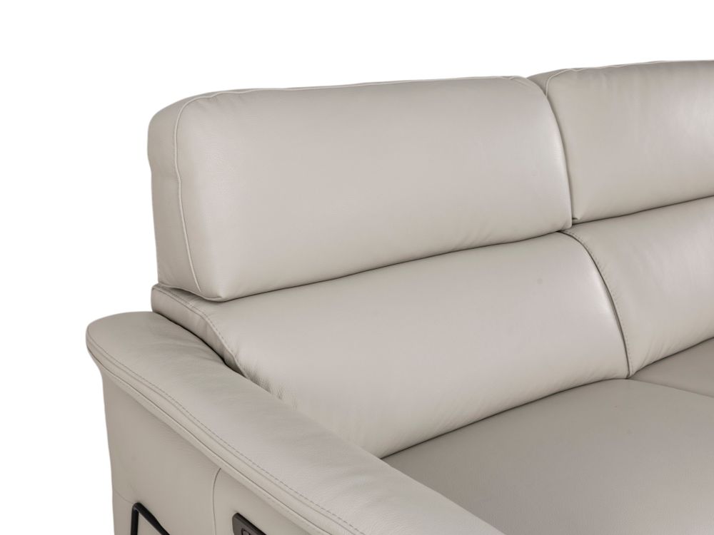 3-zit met elektrische relaxen APACHE - Leder licht DDV-24-000110-LR-GA1019