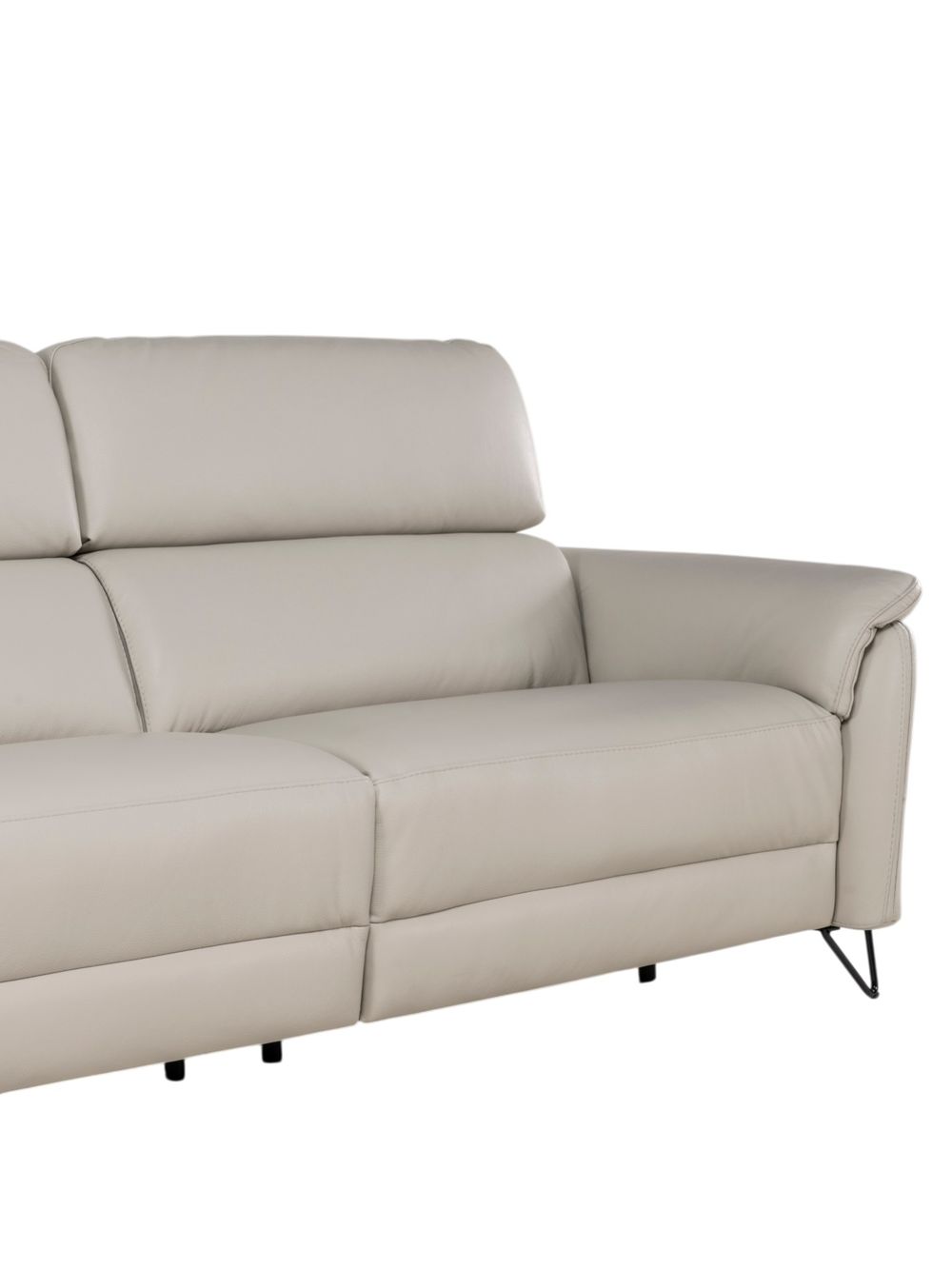 3-zit met elektrische relaxen APACHE - Leder licht DDV-24-000110-LR-GA1019