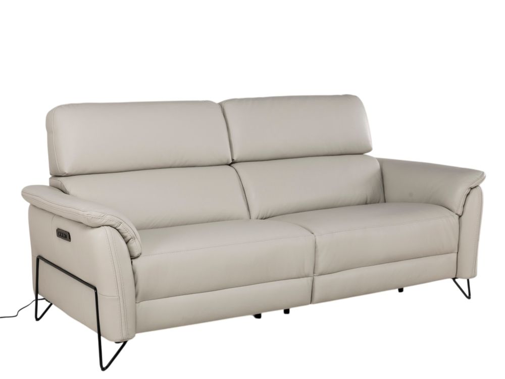 3-zit met elektrische relaxen APACHE - Leder licht DDV-24-000110-LR-GA1019