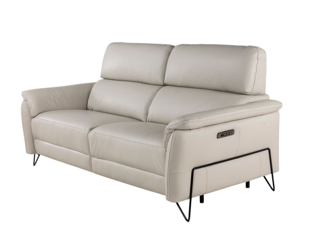 3-zit met elektrische relaxen APACHE - Leder licht DDV-24-000110-LR-GA1019