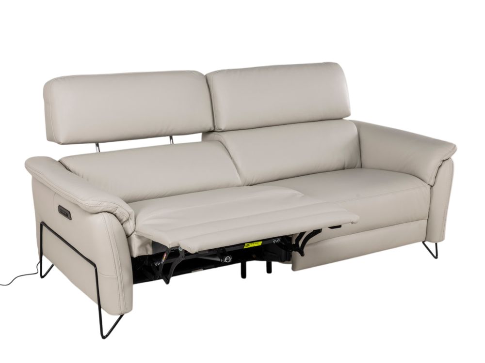 3-zit met elektrische relaxen APACHE - Leder licht DDV-24-000110-LR-GA1019
