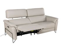 3-zit met elektrische relaxen APACHE - Leder licht DDV-24-000110-LR-GA1019