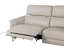 3-zit met elektrische relaxen APACHE - Leder licht DDV-24-000110-LR-GA1019