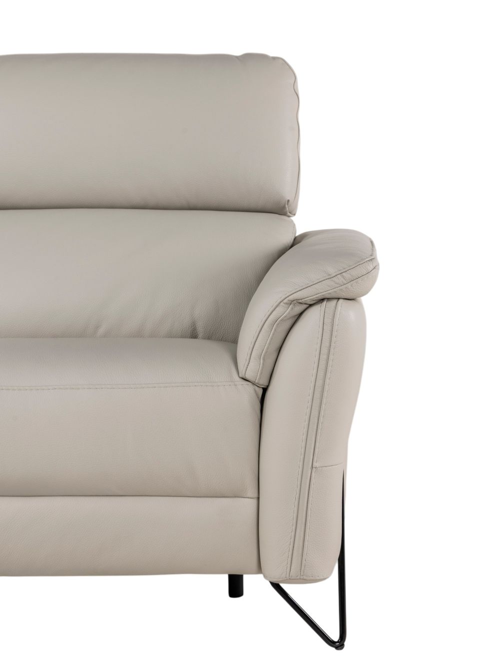 3-zit met elektrische relaxen APACHE - Leder licht DDV-24-000110-LR-GA1019