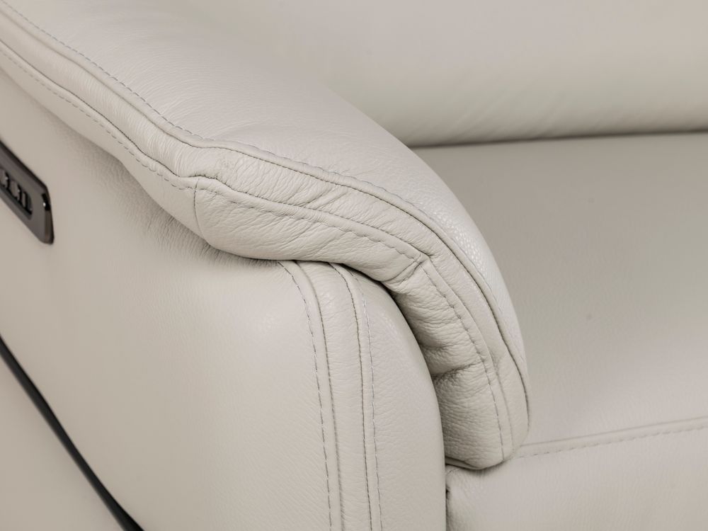 3-zit met elektrische relaxen APACHE - Leder licht DDV-24-000110-LR-GA1019