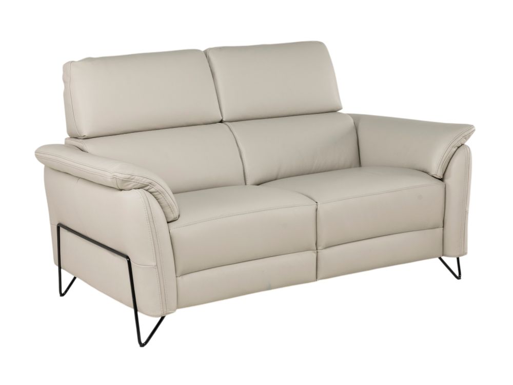 2-zit APACHE - Leder lichtgrijs DDV-24-TZ2