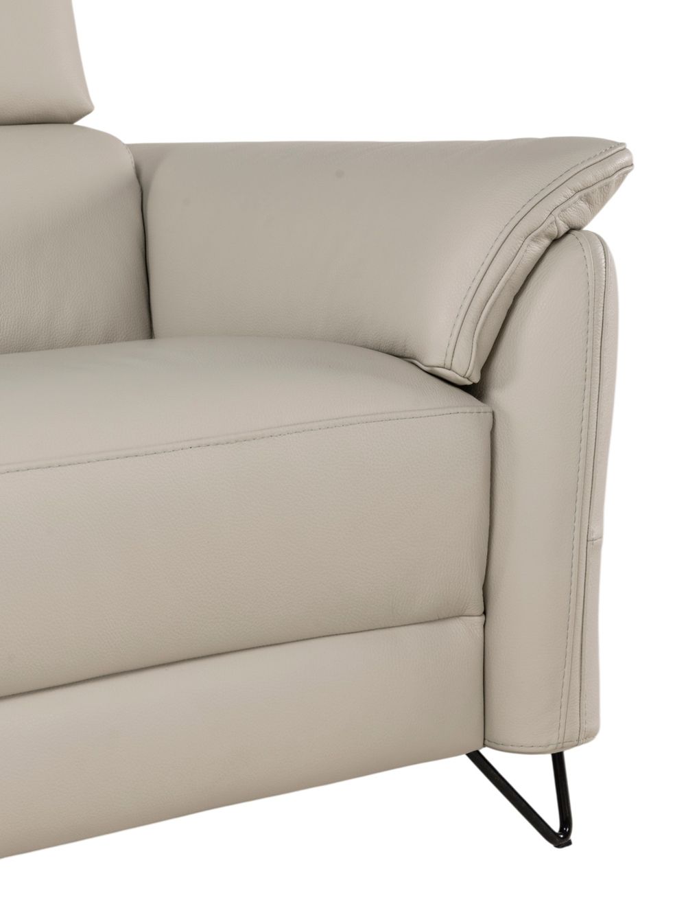 2-zit APACHE - Leder lichtgrijs DDV-24-TZ2