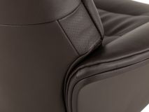 Elektrische relaxfauteuil MARINA - Leder donkerbru THC-15-000007-S-DBZ