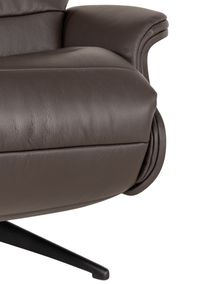 Elektrische relaxfauteuil MARINA - Leder donkerbru THC-15-000007-S-DBZ