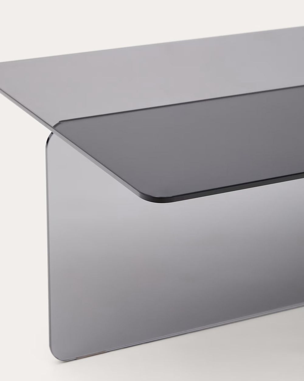 Salontafel ZAREN - Grijs glas KAV T0600067CC26