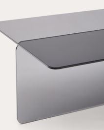 Salontafel ZAREN - Grijs glas KAV T0600067CC26
