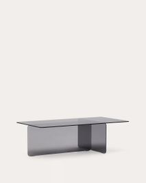 Salontafel ZAREN - Grijs glas KAV T0600067CC26