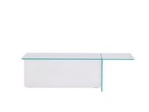 Salontafel ZAREN - Grijs glas KAV T0600067CC07