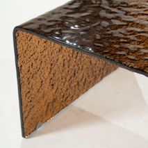 Salontafel RIPPLE - Bruin glas BBO 250059