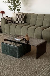 Salontafel RIPPLE - Bruin glas BBO 250059