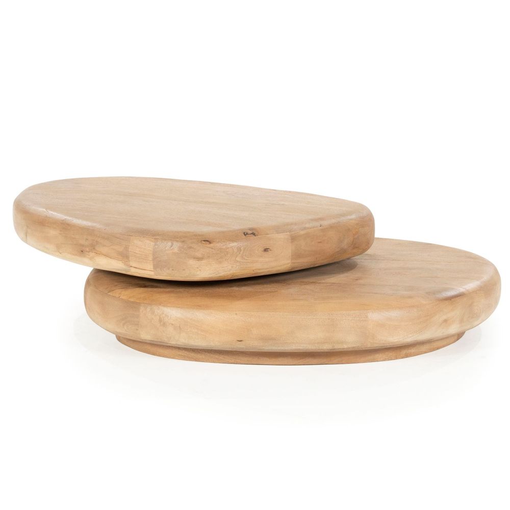 Salontafel KABO - Lichtbruin mangohout BBO 250079