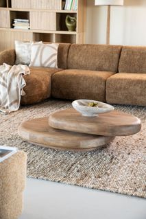 Salontafel KABO - Lichtbruin mangohout BBO 250079