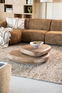 Salontafel KABO - Lichtbruin mangohout BBO 250079