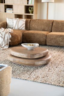 Salontafel KABO - Lichtbruin mangohout BBO 250079