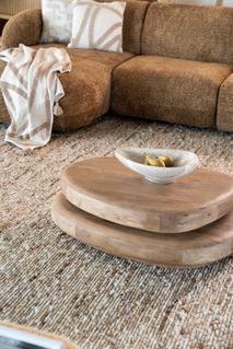 Salontafel KABO - Lichtbruin mangohout BBO 250079