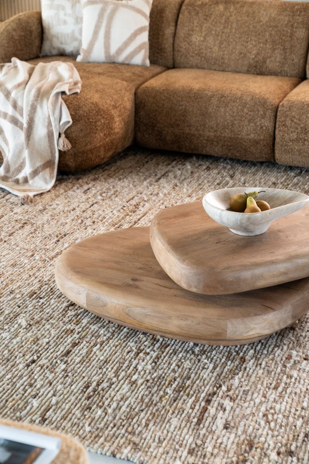 Salontafel KABO - Lichtbruin mangohout BBO 250079